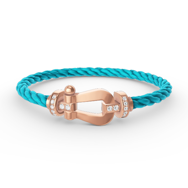 [LuckyStar]FORCE GROSSES HUFEISEN-HALBDIAMANTARMBAND ROSÉGOLD