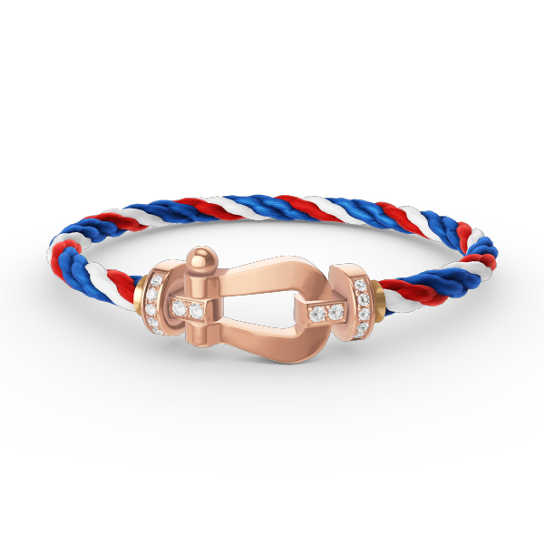 [LuckyStar]FORCE GROSSES HUFEISEN-HALBDIAMANTARMBAND ROSÉGOLD
