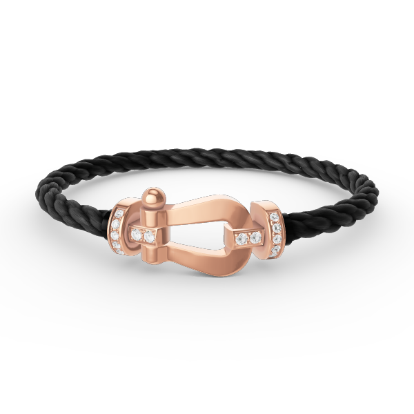 [LuckyStar]FORCE GROSSES HUFEISEN-HALBDIAMANTARMBAND ROSÉGOLD