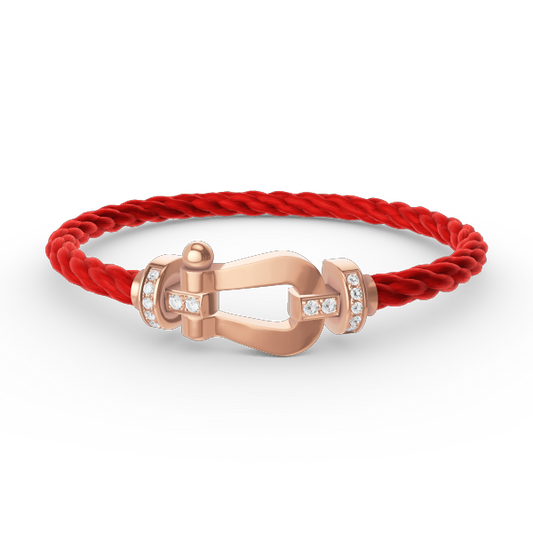 [LuckyStar]FORCE GROSSES HUFEISEN-HALBDIAMANTARMBAND ROSÉGOLD