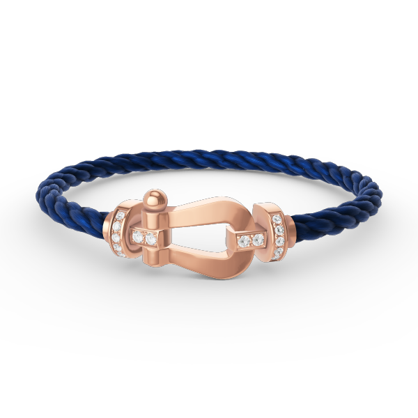 [LuckyStar]FORCE GROSSES HUFEISEN-HALBDIAMANTARMBAND ROSÉGOLD
