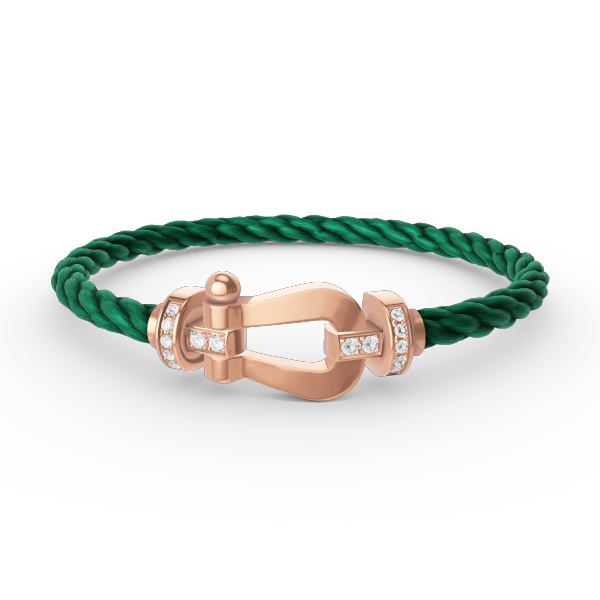 [LuckyStar]FORCE GROSSES HUFEISEN-HALBDIAMANTARMBAND ROSÉGOLD