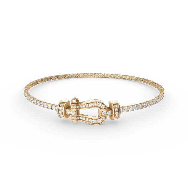 [LuckyStar]FORCE HORSESHOE DIAMOND TENNISARMBAND
