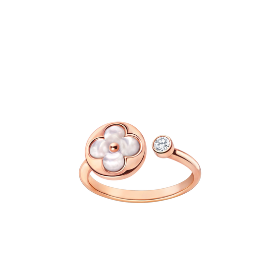 [LuckyStar]SUN 1 DIAMANT ROSA MOP RING