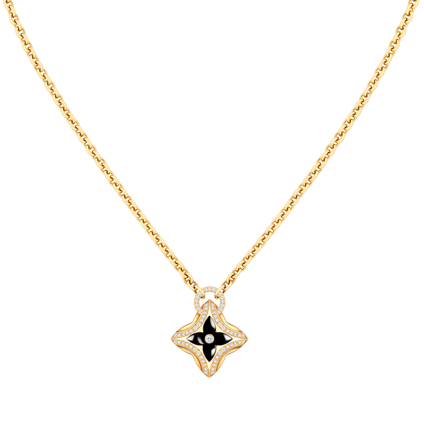 [LuckyStar]Sternanhänger Roségold Diamantkette