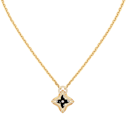 [LuckyStar]Sternanhänger Roségold Diamantkette
