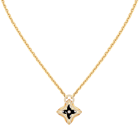 [LuckyStar]Sternanhänger Roségold Diamantkette