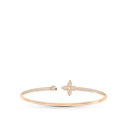 [LuckyStar]IDYLLE ROTGOLD OFFENES ARMBAND MIT DIAMANTEN