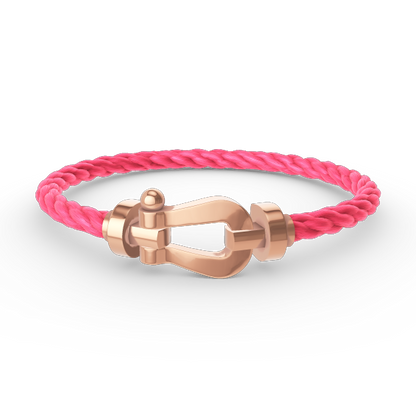 [LuckyStar]FORCE GROSSES HUFEISENARMBAND OHNE DIAMANT ROSÉGOLD