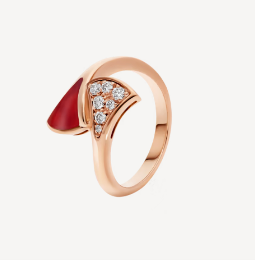 [LuckyStar] TRAUMRING ROTGOLD DIAMANT