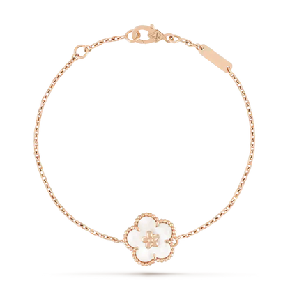 [LuckyStar] GLÜCKLICHES WEISSES PFLAUMENBLÜTENARMBAND