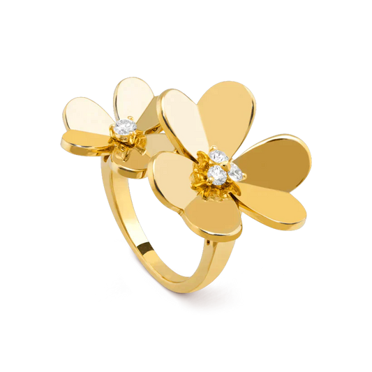 [LuckyStar]CLOVER COMOS GOLD DIAMANTRING