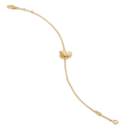 [LuckyStar]FRIVOLE GOLD BLUME ROSA MALACHIT ARMBAND