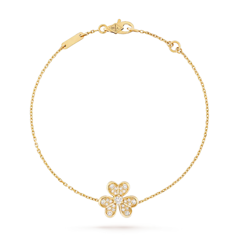 [LuckyStar]FRIVOLE GOLD BLUMEN DIAMANT ARMBAND