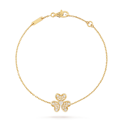 [LuckyStar]FRIVOLE GOLD BLUMEN DIAMANT ARMBAND