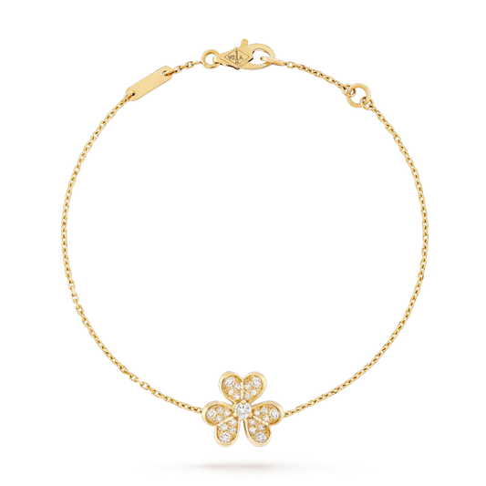 [LuckyStar]FRIVOLE GOLD BLUMEN DIAMANT ARMBAND