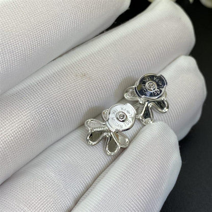 [LuckyStar]FRIVOLE MINI SILBERNE BLUMENOHRRINGE