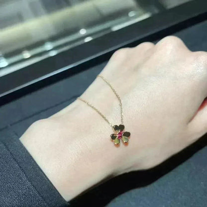 [LuckyStar]FRIVOLE GOLDENE BLUMENKETTE