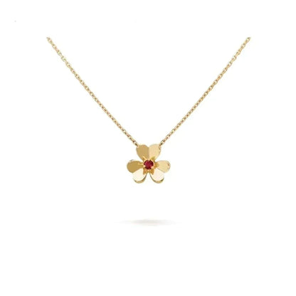 [LuckyStar]FRIVOLE GOLDENE BLUMENKETTE