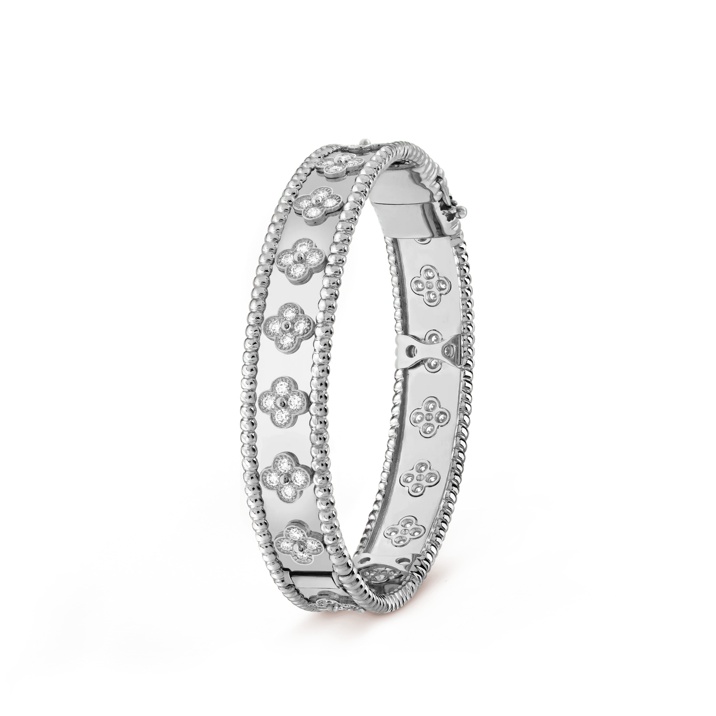 [LuckyStar]CLOVER ARMBAND 8MM DIAMANTEN