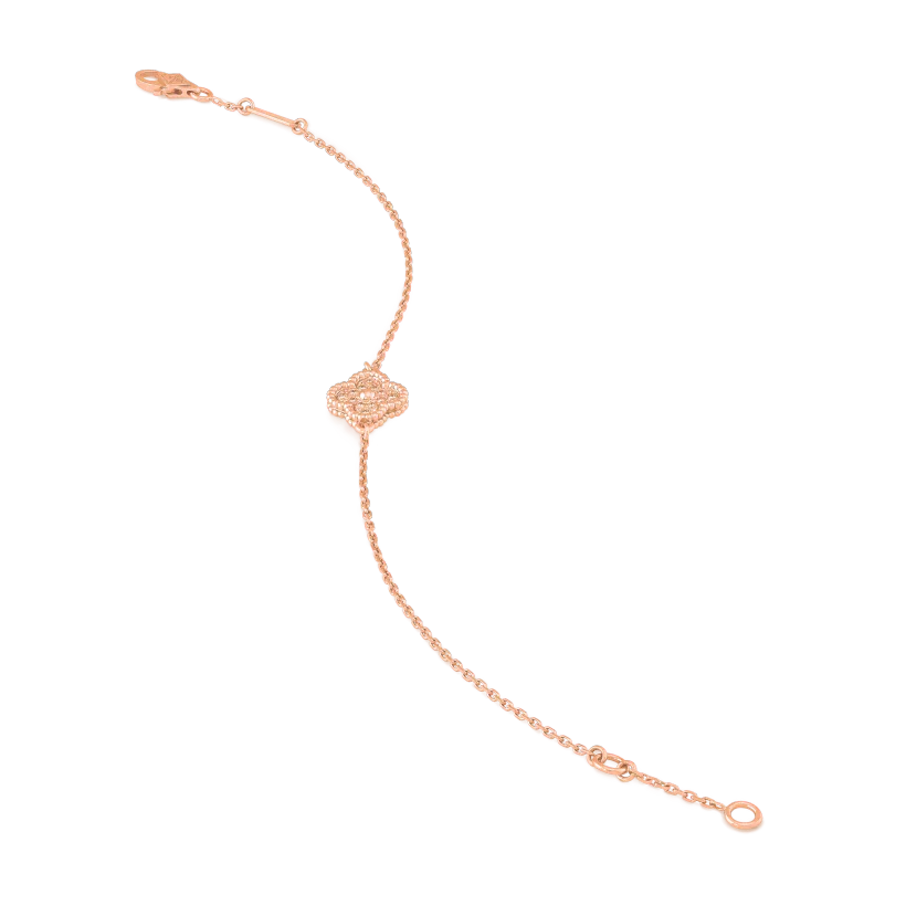 [LuckyStar]KLEE-ARMBAND MIT EINZELNER BLUME
