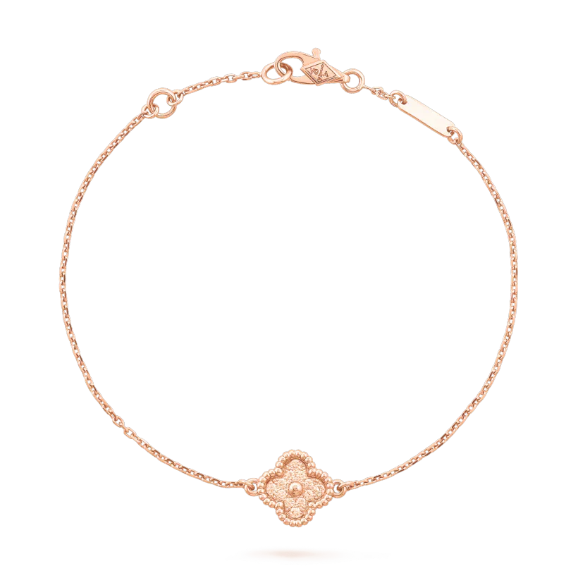 [LuckyStar]KLEE-ARMBAND MIT EINZELNER BLUME