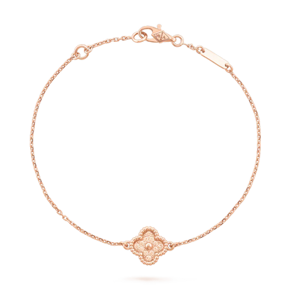 [LuckyStar]KLEE-ARMBAND MIT EINZELNER BLUME