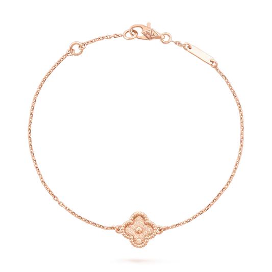 [LuckyStar]KLEE-ARMBAND MIT EINZELNER BLUME