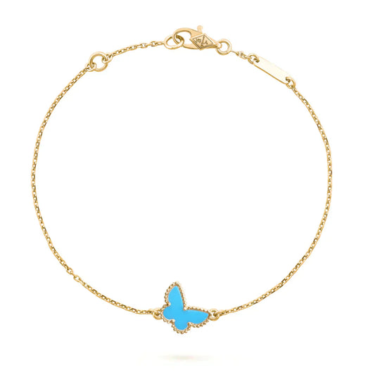 [LuckyStar] BUTTERFLY TÜRKIS SCHMETTERLINGSARMBAND