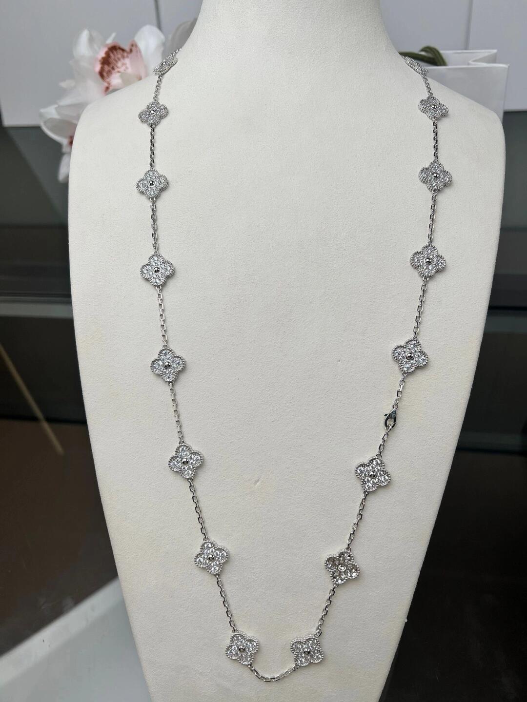 [LuckyStar]CLOVER 20 MOTIFS DIAMOND SILVER