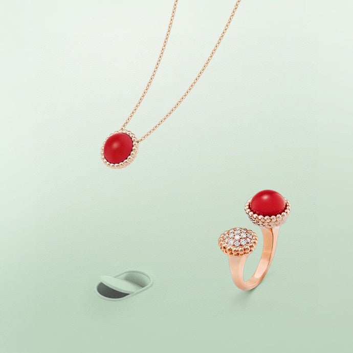 [LuckyStar] PERLEE COULEURS DIAMANT ROSÉGOLD ZWISCHEN DEN FINGERRING