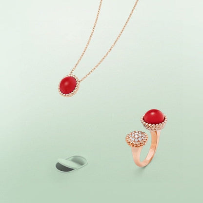 [LuckyStar] PERLEE COULEURS DIAMANT ROSÉGOLD ZWISCHEN DEN FINGERRING