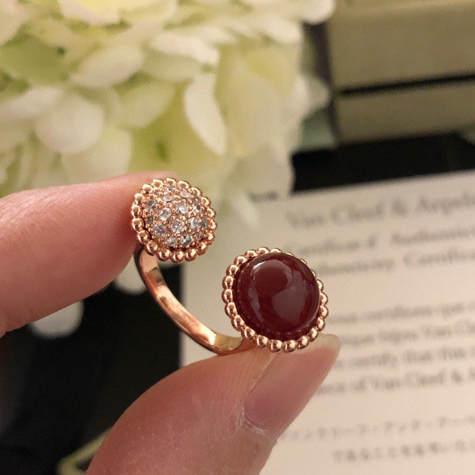 [LuckyStar] PERLEE COULEURS DIAMANT ROSÉGOLD ZWISCHEN DEN FINGERRING