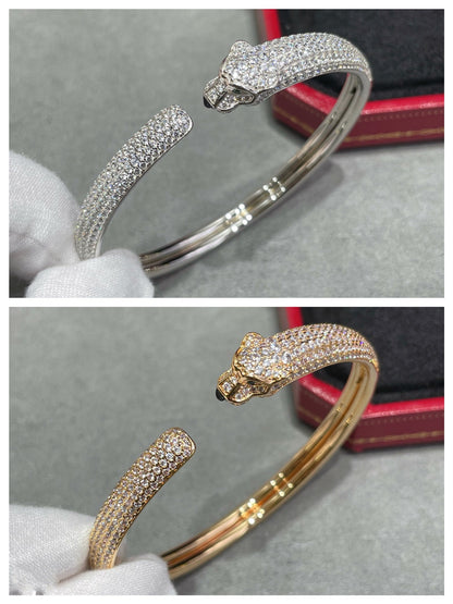 [LuckyStar] PANTHERE VOLLMUNDIGES DIAMANTARMBAND