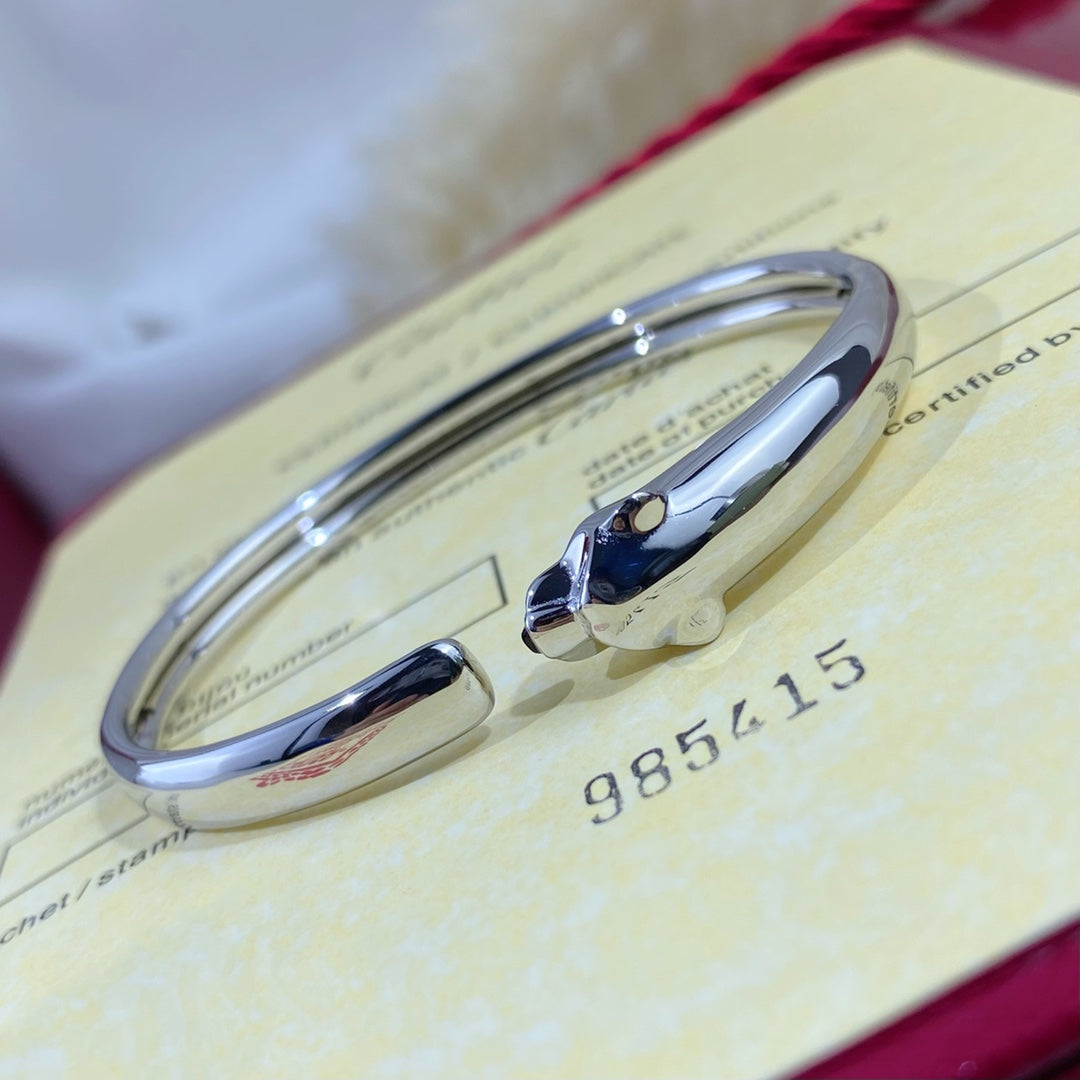 [LuckyStar] PANTHERE SILBER OFFENES ARMBAND