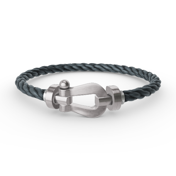 [LuckyStar]FORCE GROSSES HUFEISENARMBAND OHNE DIAMANT SILBER