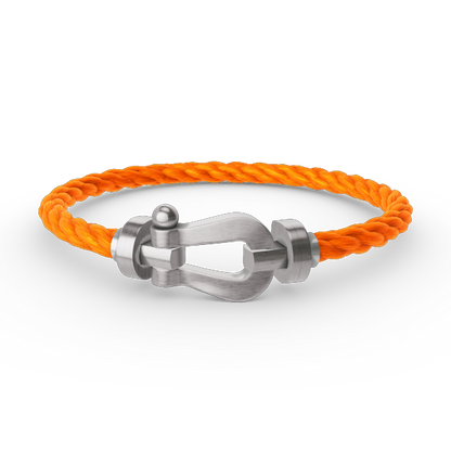 [LuckyStar]FORCE GROSSES HUFEISENARMBAND OHNE DIAMANT SILBER