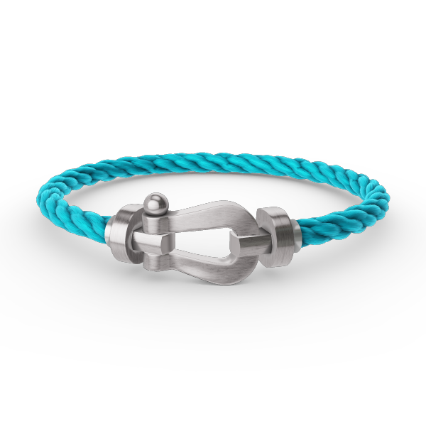[LuckyStar]FORCE GROSSES HUFEISENARMBAND OHNE DIAMANT SILBER