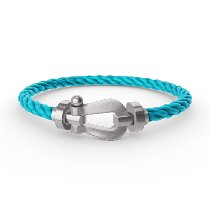 [LuckyStar]FORCE GROSSES HUFEISENARMBAND OHNE DIAMANT SILBER