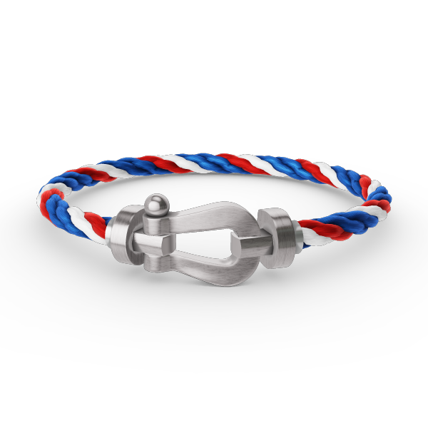 [LuckyStar]FORCE GROSSES HUFEISENARMBAND OHNE DIAMANT SILBER