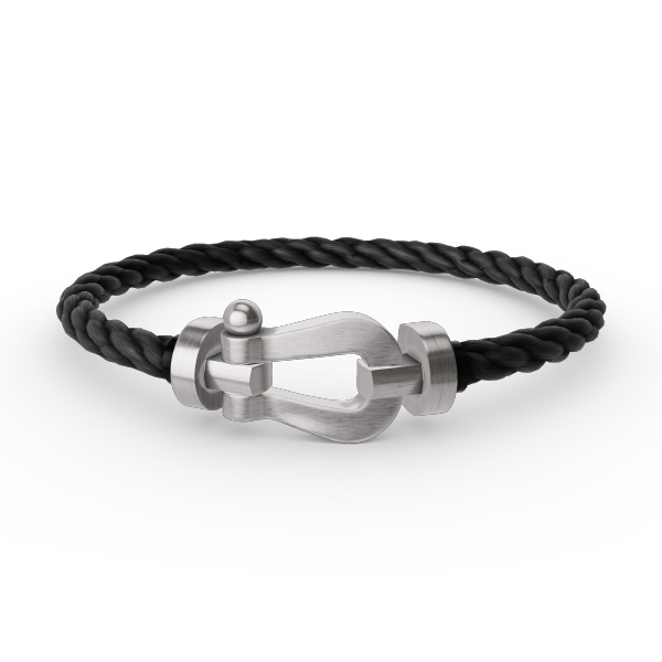 [LuckyStar]FORCE GROSSES HUFEISENARMBAND OHNE DIAMANT SILBER