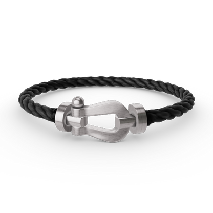 [LuckyStar]FORCE GROSSES HUFEISENARMBAND OHNE DIAMANT SILBER