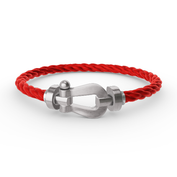 [LuckyStar]FORCE GROSSES HUFEISENARMBAND OHNE DIAMANT SILBER