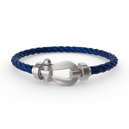 [LuckyStar]FORCE GROSSES HUFEISENARMBAND OHNE DIAMANT SILBER