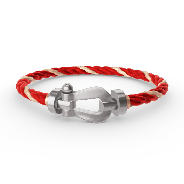 [LuckyStar]FORCE GROSSES HUFEISENARMBAND OHNE DIAMANT SILBER