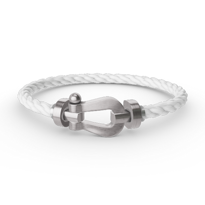 [LuckyStar]FORCE GROSSES HUFEISENARMBAND OHNE DIAMANT SILBER