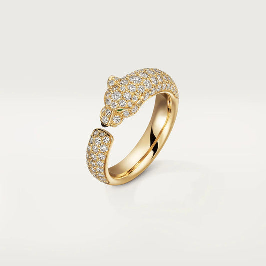 [LuckyStar] PANTHERE ROSÉGOLD-DIAMANTRING
