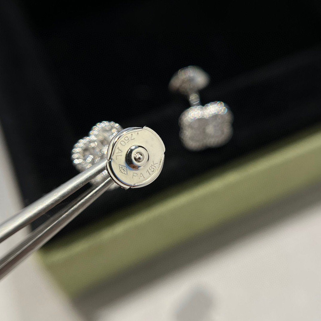 [LuckyStar]CLOVER MINI DIAMANT OHRSTECKER