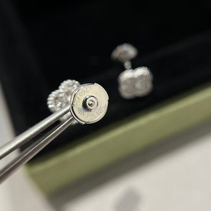 [LuckyStar]CLOVER MINI DIAMANT OHRSTECKER