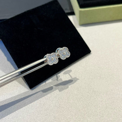 [LuckyStar]CLOVER MINI DIAMANT OHRSTECKER